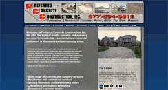 Desktop Screenshot of preferredconcreteconstruction.com